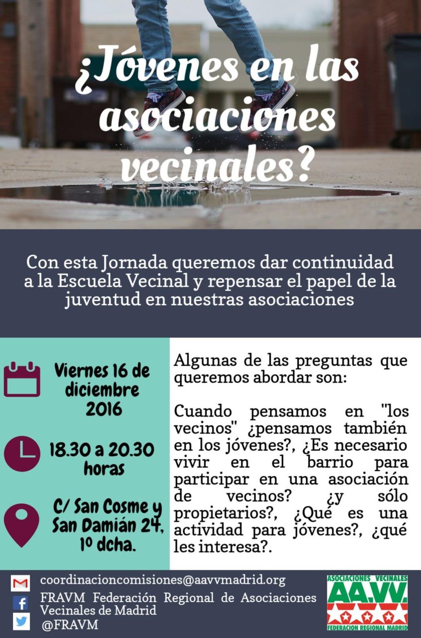 Taller jóvenes de la Escuela Vecinal