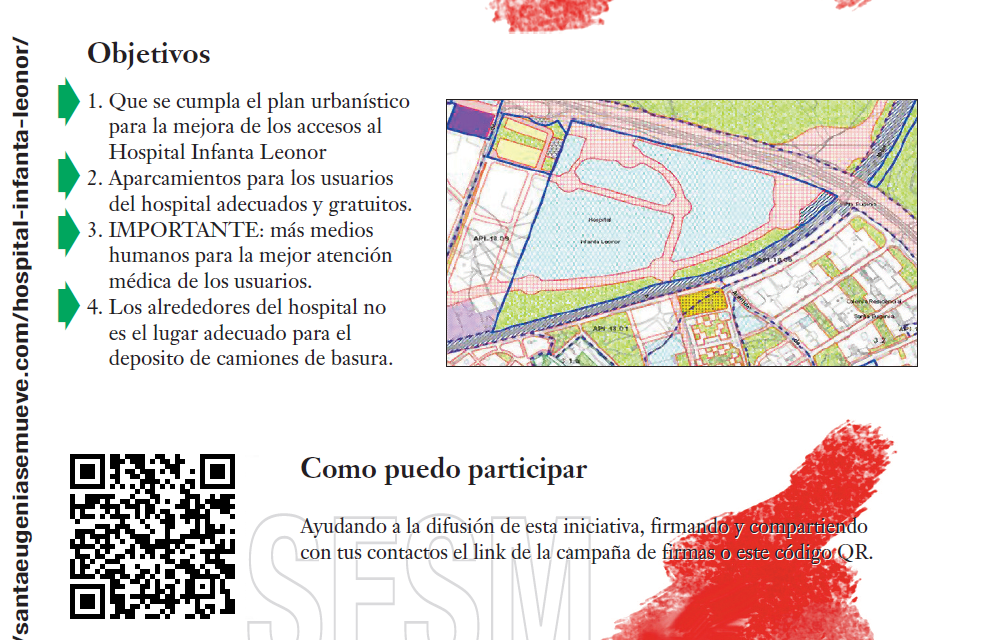 12.000 vecinos reclaman abrir de una vez por todas el paso subterráneo al Hospital de Vallecas