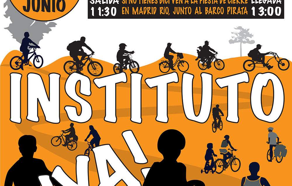 14J: VII Marcha Ciclista por la construcción de un instituto en Arganzuela