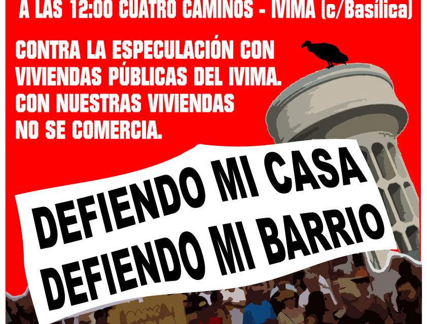 15F: manifestación contra la especulación con las viviendas públicas