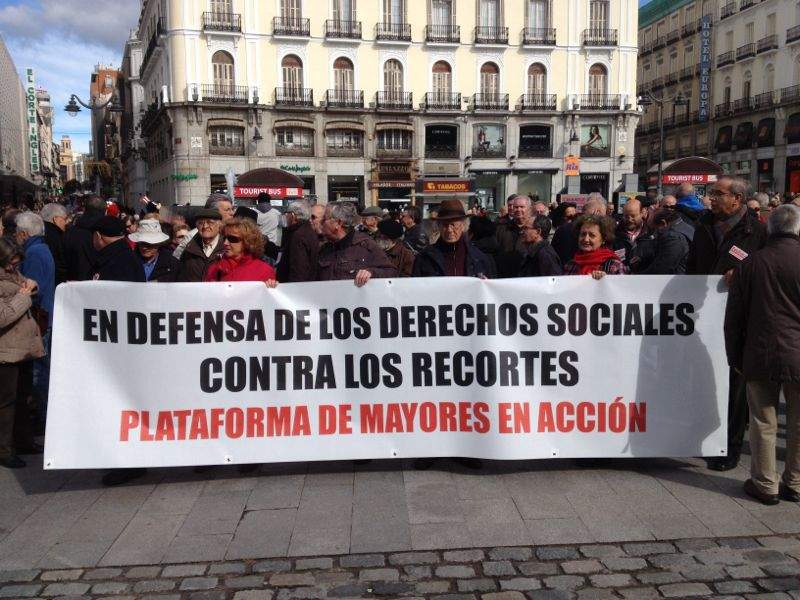 #16A: la Plataforma Mayores en Acción vuelve a la carga