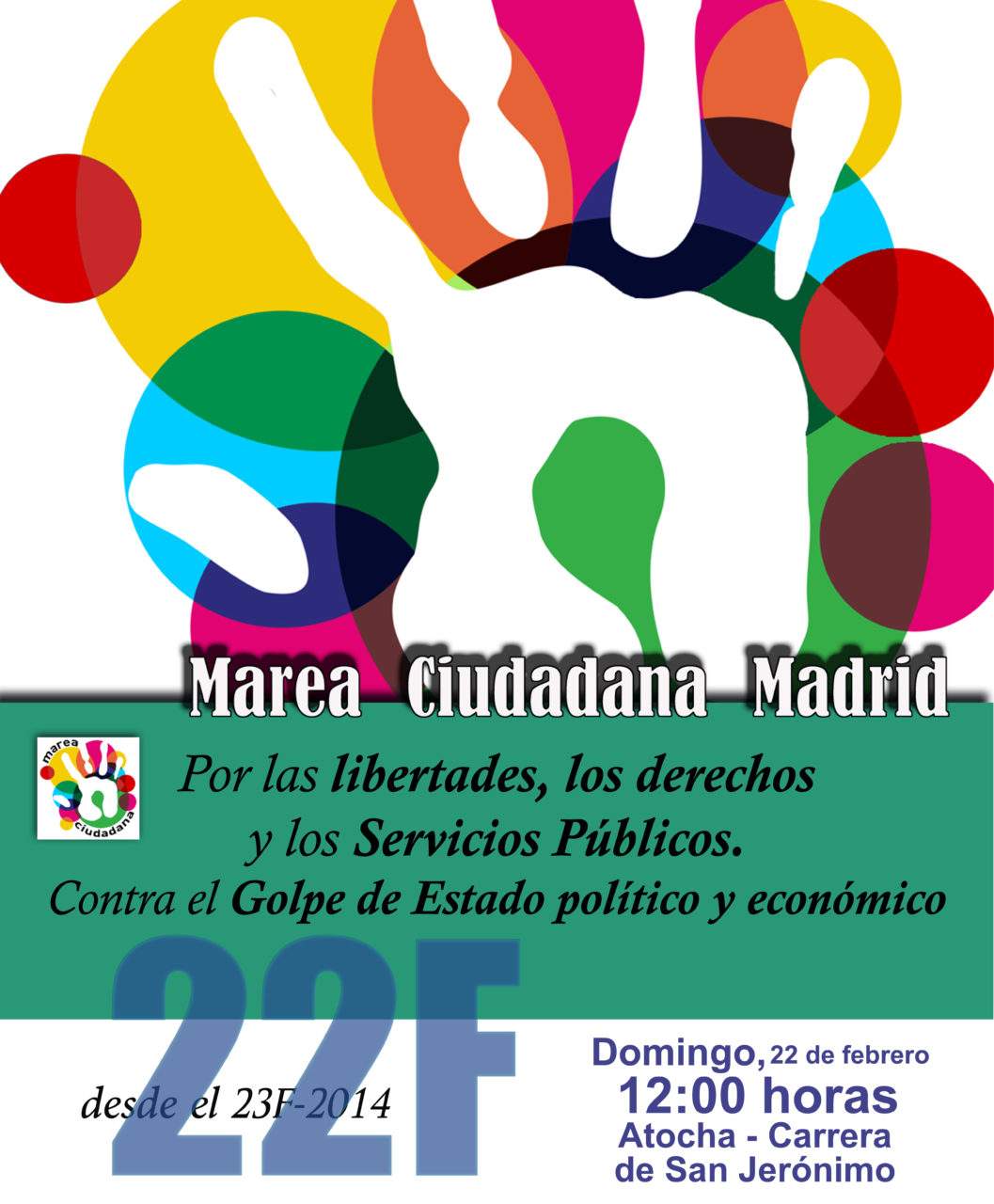 22F: marea ciudadana contra los recortes y por la democracia