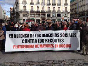 #23M: los mayores salen e la calle para defender el sistema de pensiones y el futuro de los jóvenes