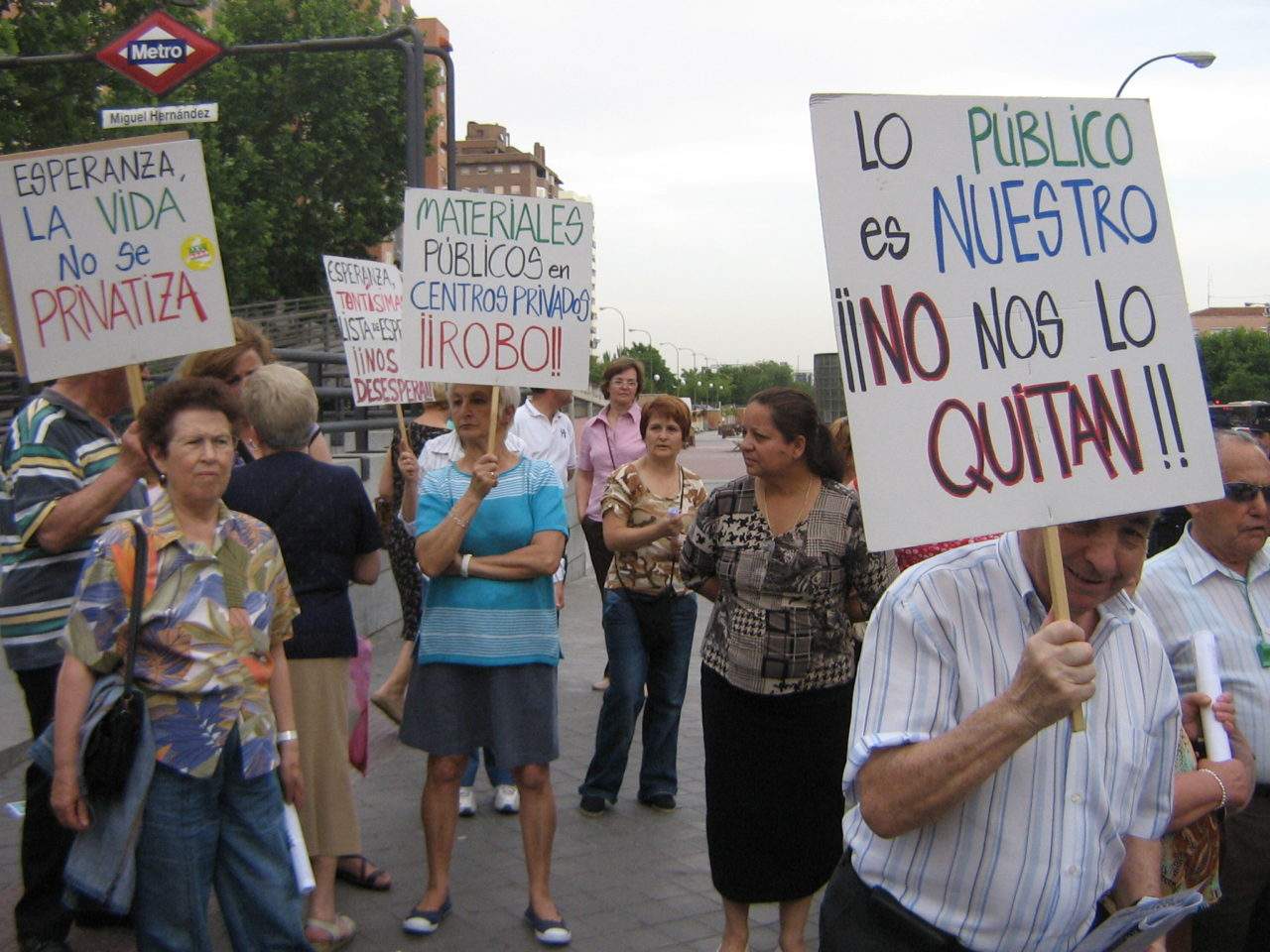 28 de abril: día de lucha vecinal contra la privatización de la sanidad pública