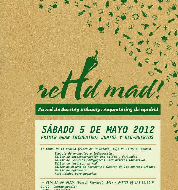 5 de mayo: los huertos urbanos comunitarios siembran la primavera en Madrid