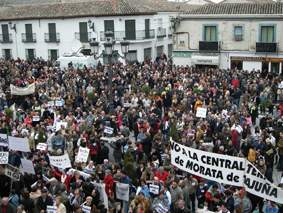 6.000 voces claman contra la térmica de Morata de Tajuña