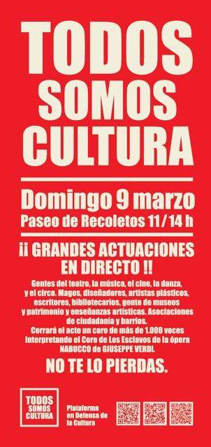 9M: todos somos cultura