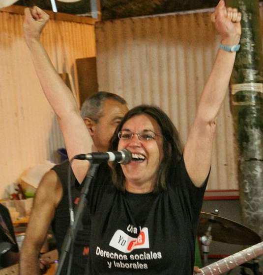 Aluche llora la muerte de Arantxa Alonso, todo un referente del movimiento vecinal