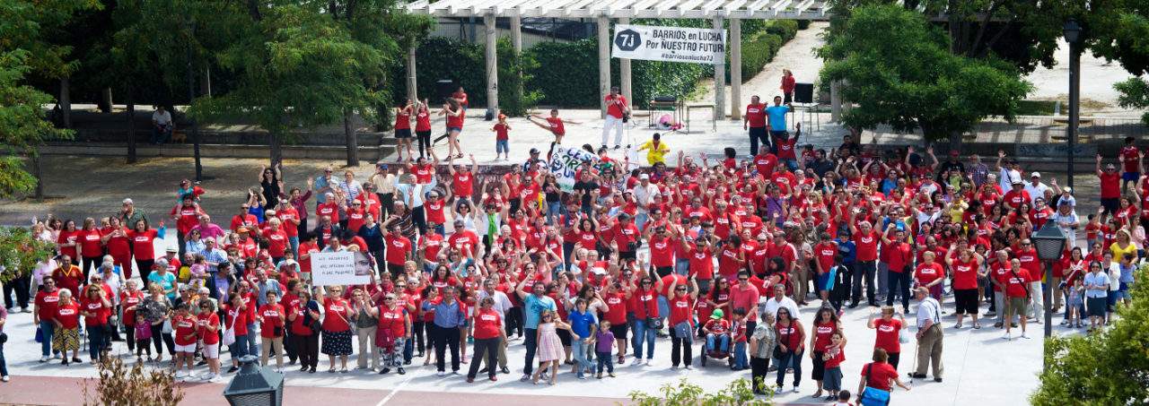 #BarriosenLucha7J: centenares de personas llevan a cabo casi 30 acciones en 19 distritos y en 7 municipios de la región
