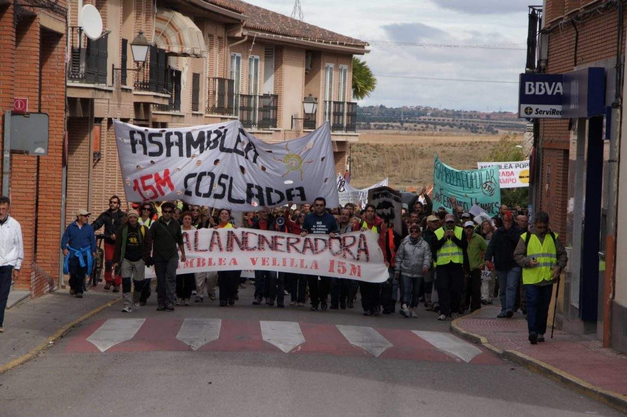 Cacerolada popular contra el “ecoparque” de Loeches