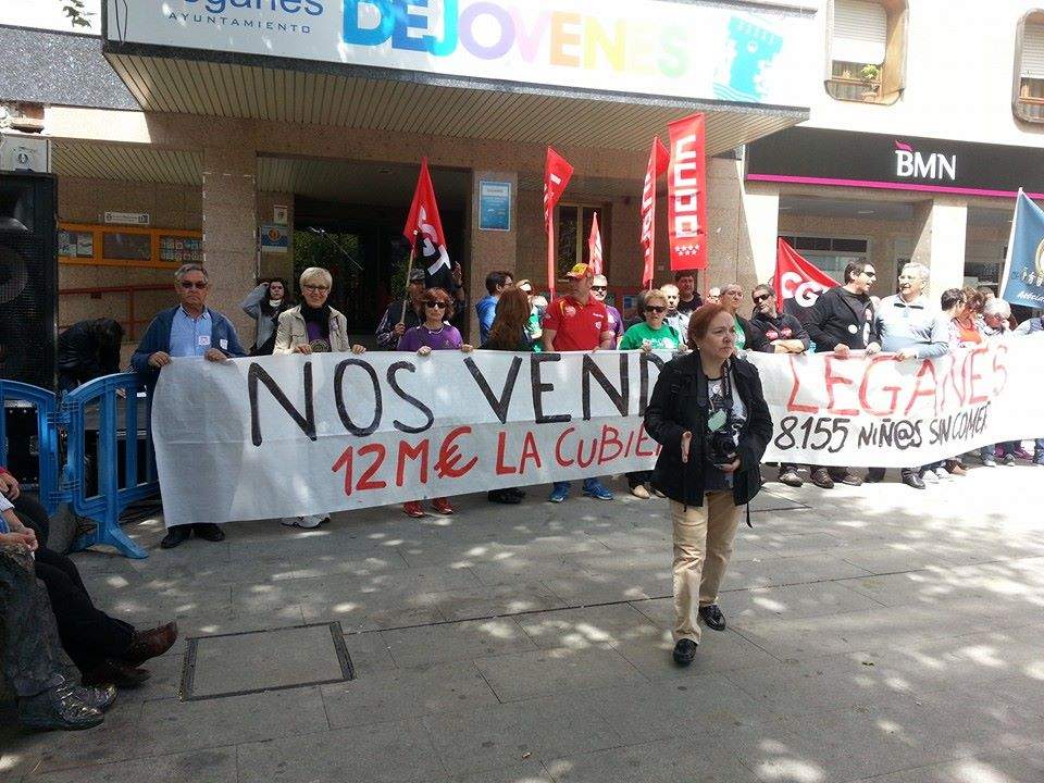 El 19 de abril Leganés salió a la calle contra los recortes