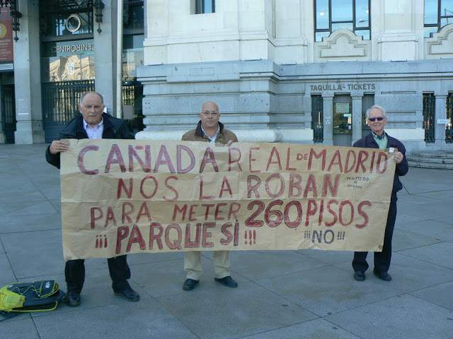 El Ayuntamiento de Madrid rechaza la subasta de los terrenos de la Cañada Real en Colonia Jardín