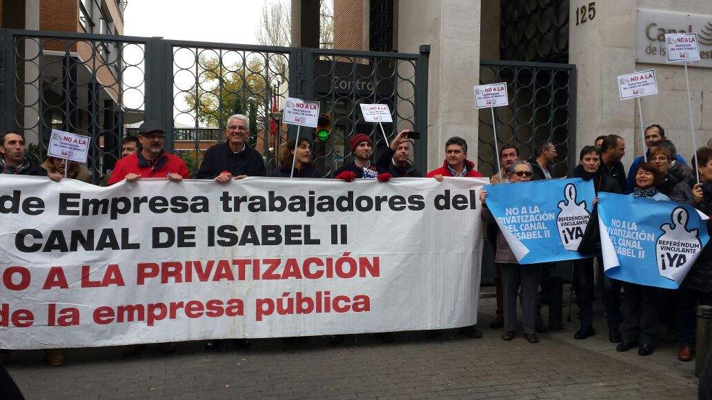 El Canal de Isabel II acelera el proceso de privatización