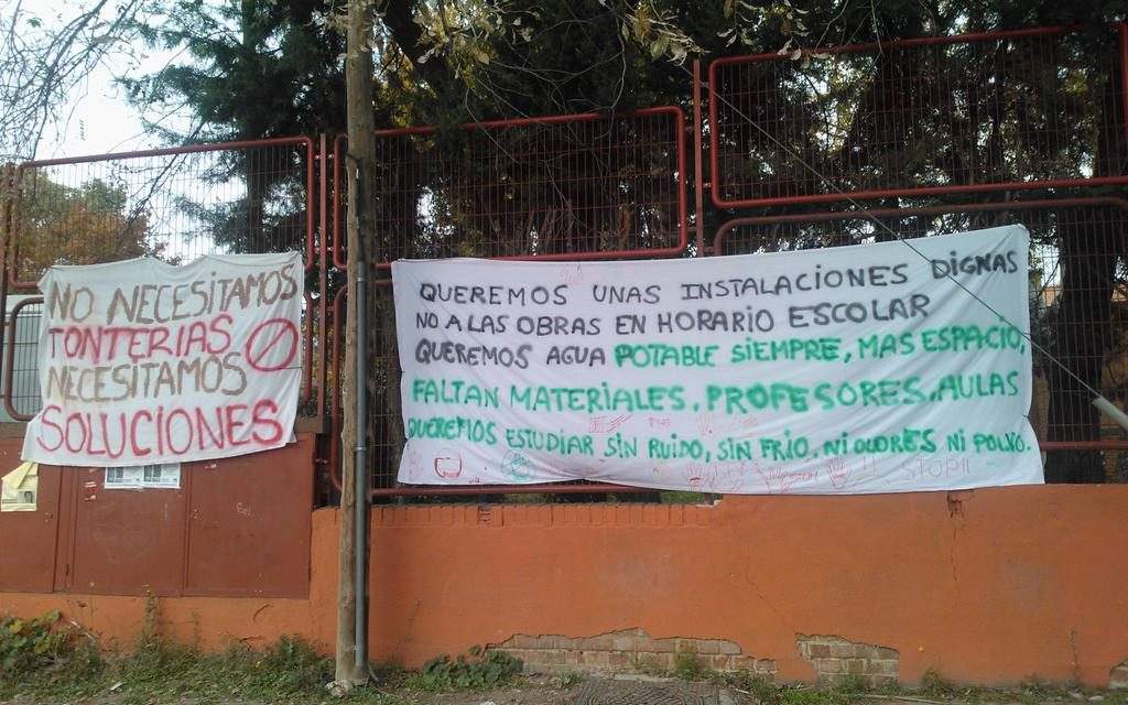El IES Ciudad de Jaén de Villaverde-Usera en lucha contra la masificación y las deficiencias de las instalaciones