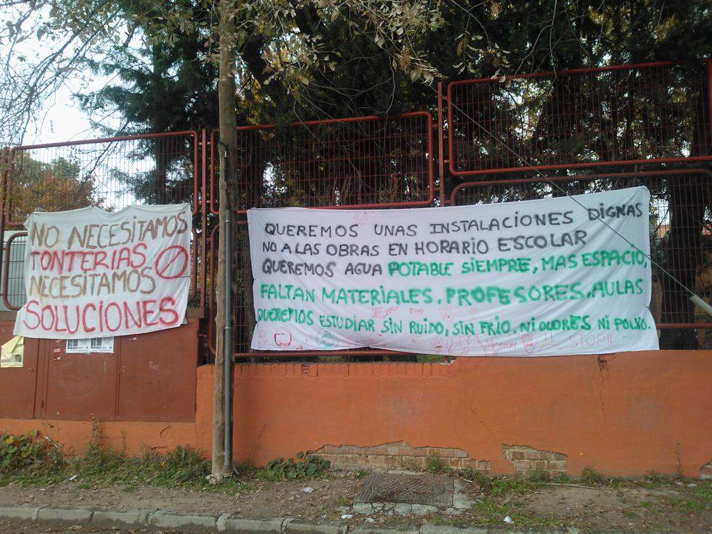 El IES Ciudad de Jaén de Villaverde-Usera en lucha contra la masificación y las deficiencias de las instalaciones
