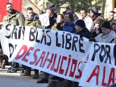 El movimiento ciudadano de San Blas vuelve a protestar contra los desahucios