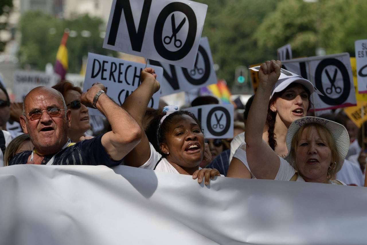 El movimiento vecinal en lucha contra la privatización y los recortes de la sanidad pública