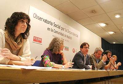 FRAVM, CCOO, UGT y CECU presentan el Observatorio Social por la Dependencia