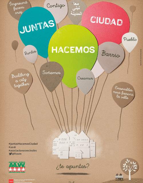 #JuntasHacemosCiudad: las asociaciones vecinales, más necesarias que nunca