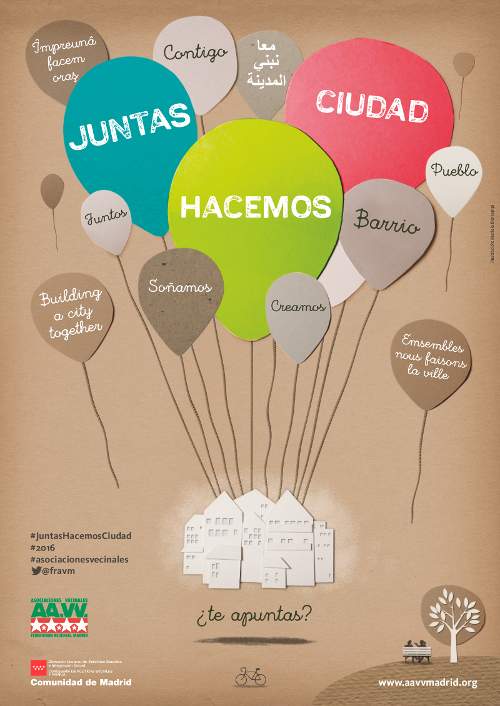 #JuntasHacemosCiudad: las asociaciones vecinales, más necesarias que nunca
