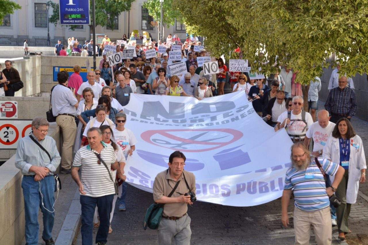 La 48ª Marea Blanca critica la falta de transparencia de la sanidad pública
