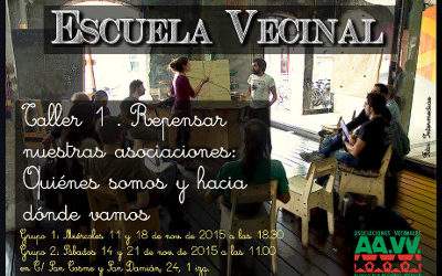 La Escuela Vecinal nace con un taller sobre el papel de las asociaciones en nuestros días