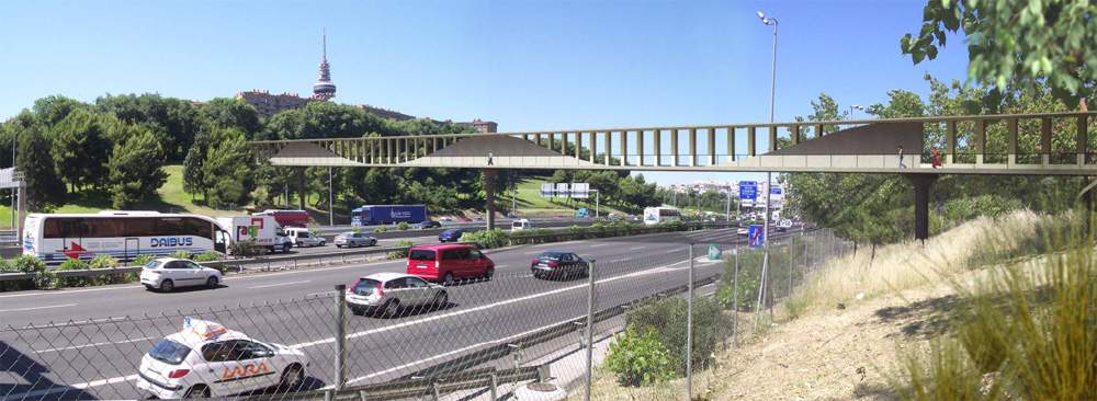 La FRAVM, a favor de la pasarela sobre la M-30 que comunicará el barrio de La Estrella y Moratalaz