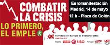 La FRAVM apoya la euromanifestación sindical de hoy en Madrid