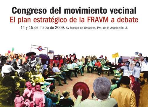 La FRAVM celebra el Congreso del movimiento vecinal
