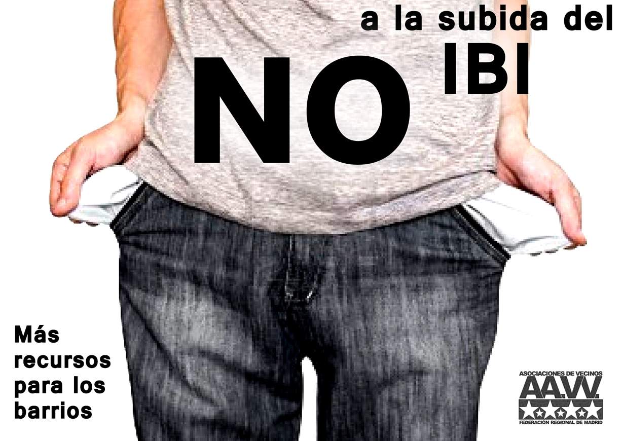 La FRAVM, contra la subida del IBI y los recortes sociales municipales