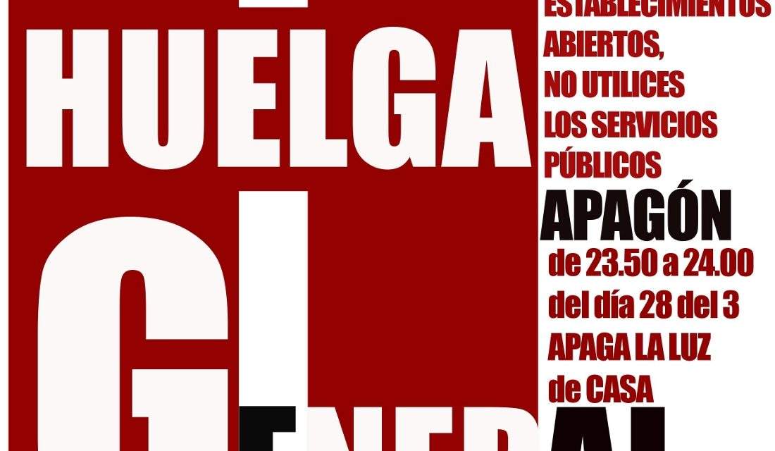 La FRAVM llama a la huelga social y a la movilización ciudadana el 29M