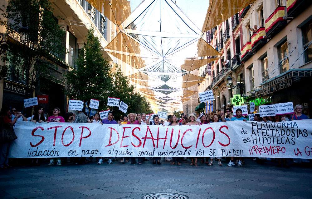 La FRAVM pide la paralización inmediata y definitiva de los desahucios
