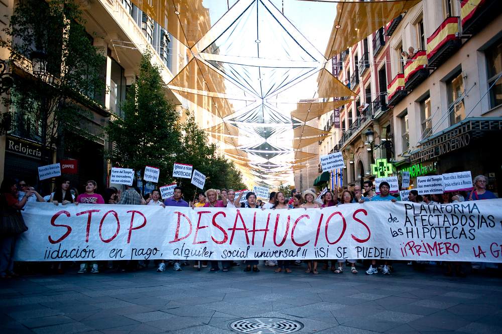 La FRAVM pide la paralización inmediata y definitiva de los desahucios