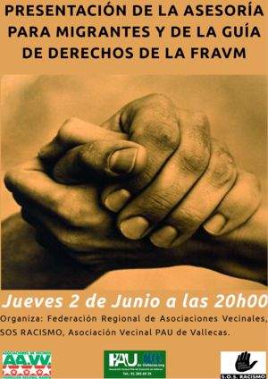 La FRAVM presenta su Guía básica de derechos para todos y todas