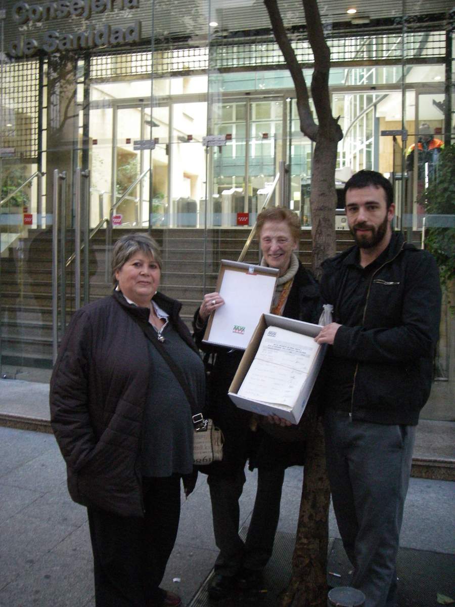 La FRAVM registra 8.826 firmas contra el decreto de área sanitaria única