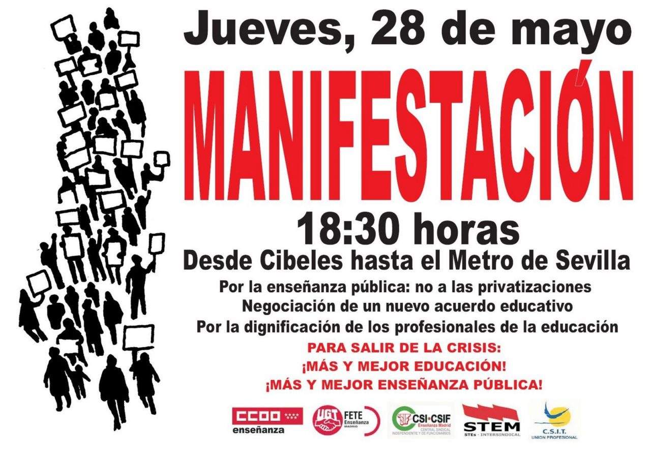 La FRAVM se suma a la defensa de la educación pública