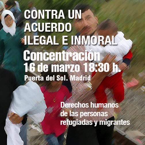 La FRAVM se suma a la protesta contra el vergonzoso acuerdo entre la UE y Turquía