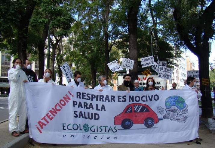 La FRAVM y Ecologistas en Acción denuncian la inacción del Ayuntamiento de Madrid ante la contaminación atmosférica