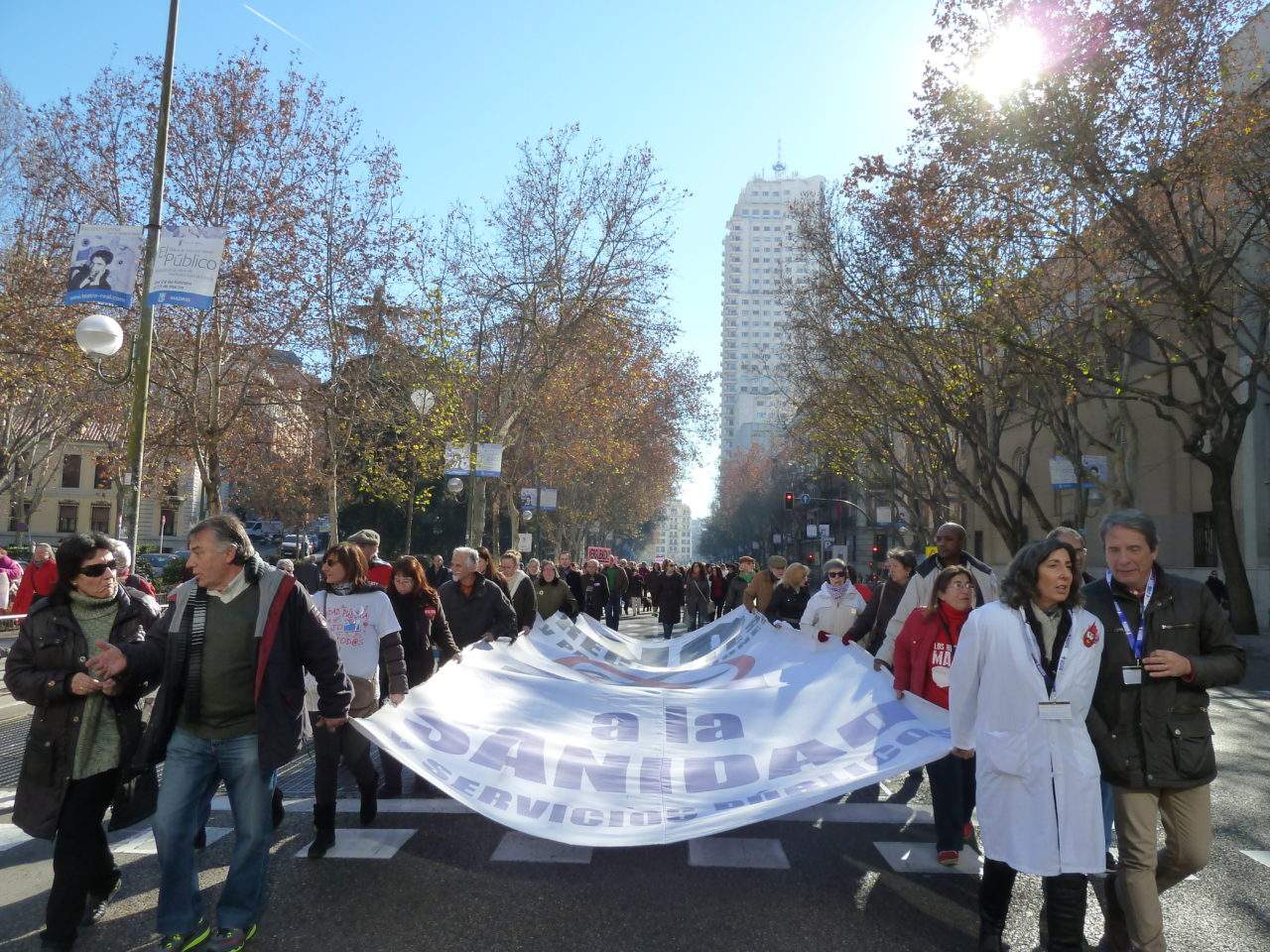 La Marea Blanca volverá a tomar la calle el domingo 18 de enero