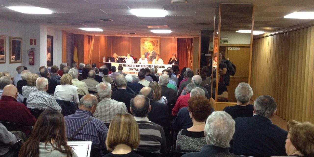 La Plataforma Mayores en Acción traslada sus reivindicaciones a varias candidaturas municipales