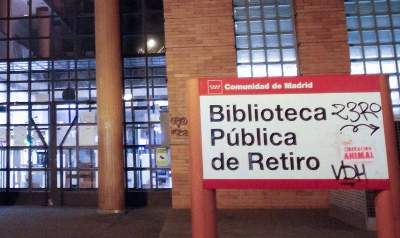 La biblioteca regional de Retiro permanecerá aún varios meses cerrada