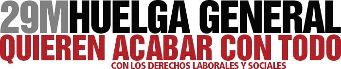 La sociedad civil organizada apoya la Huelga General del 29M