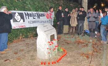 La universidad y los movimientos sindical y vecinal rinden homenaje a Mari Luz Nájera y los abogados de Atocha