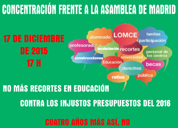 Las AAVV, contra el presupuesto que consolida los recortes en educación