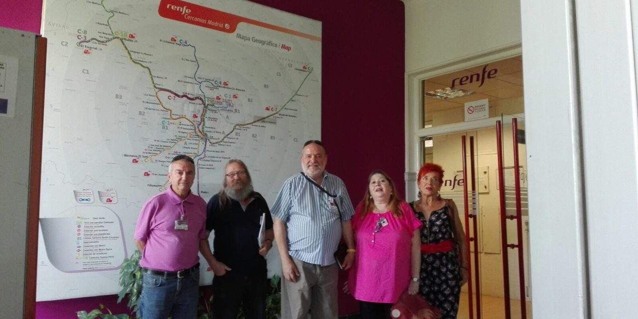 Las asociaciones vecinales del Corredor piden a RENFE mejoras en la estación de San Fernando