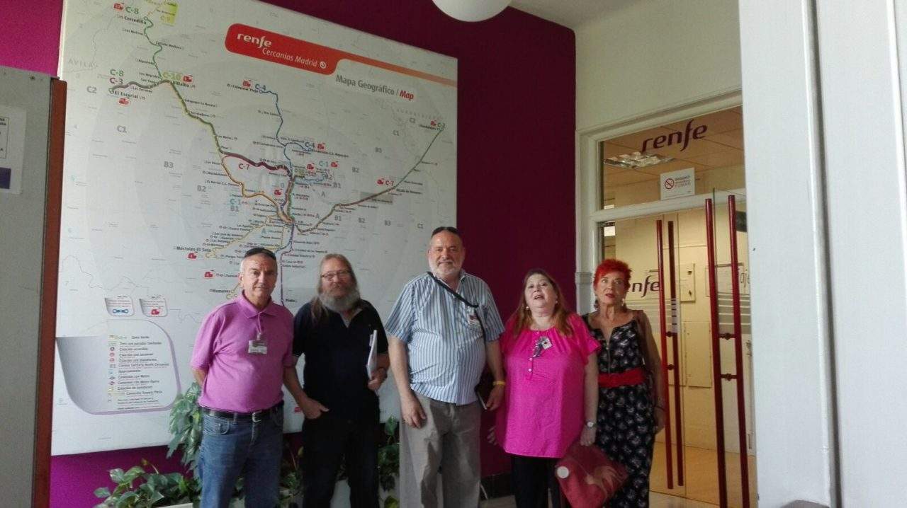Las asociaciones vecinales del Corredor piden a RENFE mejoras en la estación de San Fernando