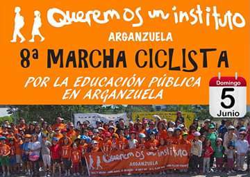 Las bicicletas vuelven a rodar por la construcción del tercer instituto público en Arganzuela