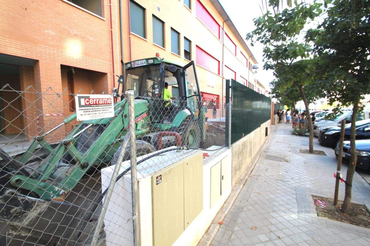 Las clases en Butarque (Villaverde) comenzarán, un año más, con las obras del instituto sin acabar