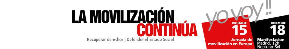 Las organizaciones sociales se suman a las movilizaciones sindicales