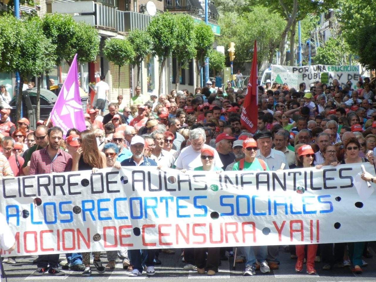 Leganés sale a la calle contra los recortes y la falta de participación ciudadana